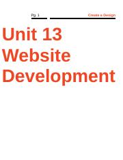 Unit 13 Website Development 13.dotx