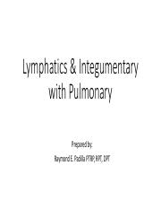 Major Examination  Pulmo.Lymphatics.Integ.pdf