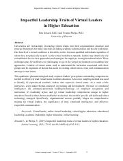 impactful leadership traits of virtual leaders in higher education.pdf