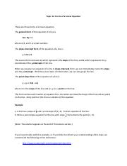 Forms of a Linear Equation.pdf