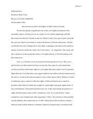 William D Assignment 2 - Essay - Modern Maritime History of Florida AMH2070.docx
