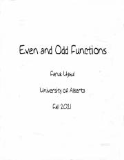 10.4 Even and Odd Functions with Solutions.pdf
