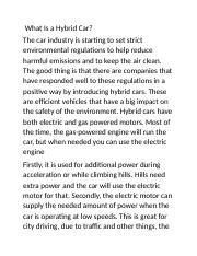 What Is a Hybrid Car.docx