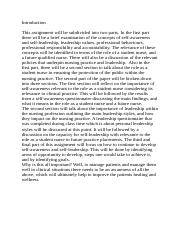 Accountability and professional leadrership in nursing practice Essay.docx
