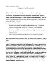 3.1.3 Journal_ The President's Power-2.pdf
