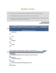 Module-0 Actual Exam