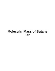 molecular weight of butane