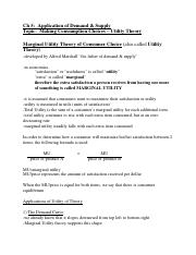Utility Theory notes - for VLE (1).doc