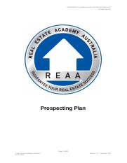 REAA - CPPREP4103 - Prospecting Plan QLD v1.2.docx