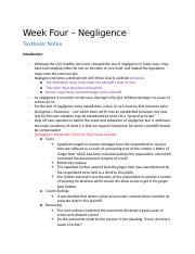 Week-4-Negligence.docx