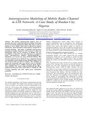 8. (P)Autoregressive Modeling of Mobile Radio Channel.pdf