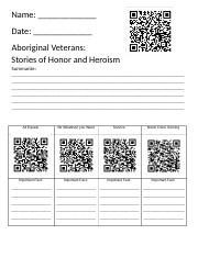 Aboriginal Veterans Rememberance Day Activity  (1).docx