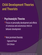Child Development Theories and Theorists.pptx