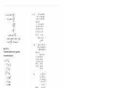 All About Additional Mathematics 1001 Questions _ Chapter 6 Exponential and Logarithm _ answer sheet