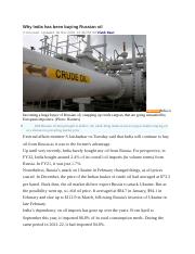 why India is buying russian oil.docx