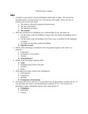 FIN340 Exam 1 Outline.docx