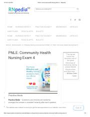 PNLE_ Community Health Nursing Exam 4 - RNpedia.pdf