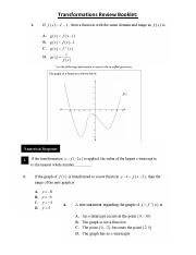 Math 30-1 - Transformations Review Booklet (old 30 pure diploma questions).pdf