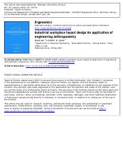 Industrial workplace layout design An application of engineering anthropometry.pdf