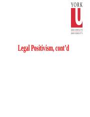 social thesis legal positivism