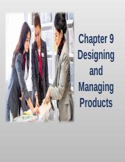 Designing and Managing Products ch 9.ppt