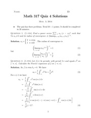 Math 317 Quiz 4