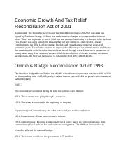 Economic Growth And Tax Relief Reconciliation Act of 2001.docx