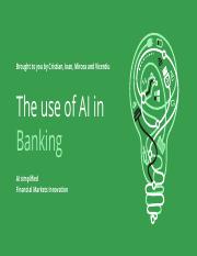 The use of AI in Banking.pdf