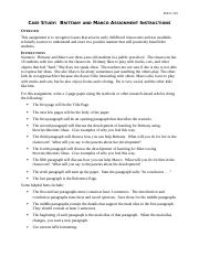 Case Study Brittany and Marco Assignment Instructions.docx