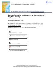 Zynga s FarmVille social games and the ethics of big data mining.pdf