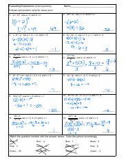 Evaluating Expressions Activity.pdf