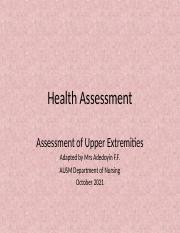Assessment of the upper extremities_-337499630.ppt