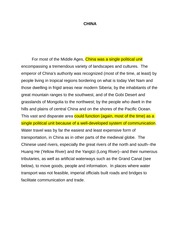 Chapter 2 China read