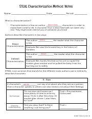 Characterization - In Class Notes.pdf