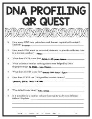DNA Profiling QR Quest Questions_ Answer Sheet.pptx.pdf
