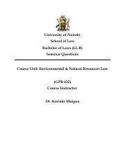 GPR 432-SEMINAR QUESTIONS-ENVIRONMENTAL AND NATURAL RESOURCES LAW-September 2020.pdf