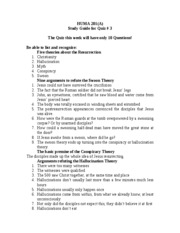 Study Guide for Quiz 3
