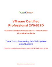 Vmware 2V0-621 Exam Questions - Success Secret.pdf