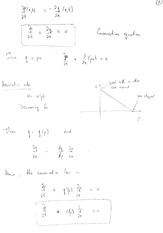 Math 122  conevation equation