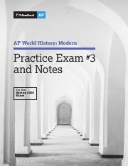 AP World History Modern_ 2020 Practice Exam and Notes #3.pdf