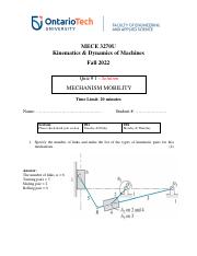 1.2 MECE 3270U-Fall 2022-Quiz 1-Mechanism mobility - section 2- Solution.pdf