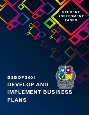 BSBOPS601 - Student Assessment Tasks.pdf
