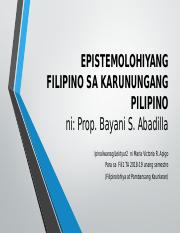 EPISTEMOLOHIYANG FILIPINO SA KARUNUNGANG PILIPINO (1).pptx