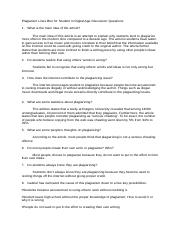 Plagiarism reading assignment (Questions).docx