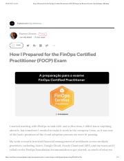 How I Prepared for the FinOps Certified Practitioner (FOCP) Exam _ by Beatriz Oliveira _ SysAdminas 