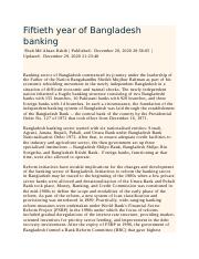 Fiftieth year of Bangladesh banking.docx