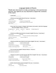 Quetionnaire-Languages In Phoenix copy.docx