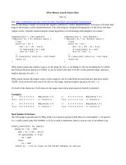 Binary Search Cheat Sheet.pdf - PEG: Binary Search Cheat Sheet Alex Li ...