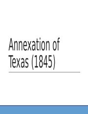 Annexation of Texas.ppt