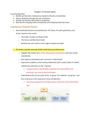 MGT 331 Chapter 12 Notes.docx